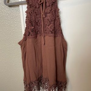 Lace tank top